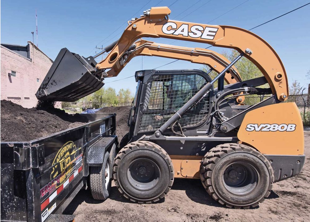 Case SV280B skid steer from the GTA Equipment Rentals fleet in Oakville